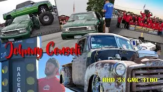 '53 GMC 3100 LS swap, bagged and suicide doors Feature & Bringing back drag racing to Long Island