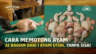 CARA MEMOTONG AYAM UTUH JADI 32 BAGIAN