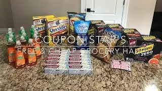 MOSTLY FREE GROCERY HAUL!! COUPON STAR