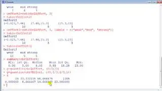 Statistics with R: How to convert a continuous variable to a factor (categorical variable) part 2
