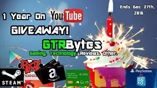 GIVEAWAY - 1 Year on YouTube  [CLOSED]