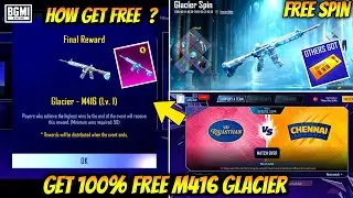 GET 100% FREE GUARANTEED M416 GLACIER | HOW TO GET FREE M416 GLACIER | BGMI CRICKET LEAGUE EXPLAINED