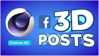 Create 3D Facebook Posts using Cinema 4D to post 3D objects - Sean Frangella - C4D Tutorial