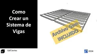 #archicad Como crear un sistema de vigas