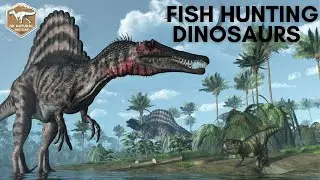FISH HUNTING DINOSAURS