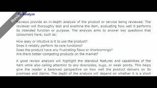 Reviews Revealed Understanding the Core Objective Behind Writing Reviews