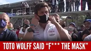 F1 Mercedes Toto Wolff said “F*** the Mask”