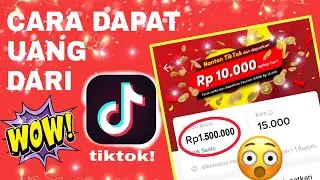 CARA DAPATIN UANG DARI TIKTOK!! REAL NO TIPU TIPU