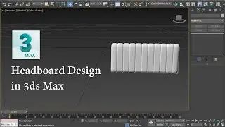 Modern Headboard Design in 3ds max | Headboard Modeling