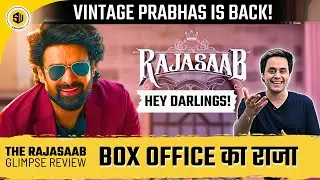 The RajaSaab Glimpse: Vintage Prabhas IS BACK ❤ | Review | Maruthi | Thaman | RJ Raunak