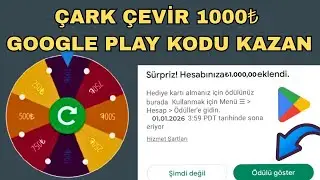 SPIN THE WHEEL AND EARN 1000₺ GOOGLE PLAY CODE - free Google play code - earn money