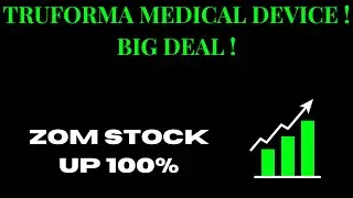 ZOMEDICA CORP ZOM STOCK CHART ANALYSIS | TRUFORMA MEDICAL DEVICE ! BIG DEAL !
