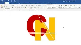Create simple logo in Microsoft Word
