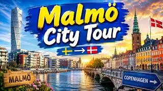 Malmö City Tour 🇸🇪 | Top Attractions, Hidden Gems & Scenic Journey to Copenhagen 🇩🇰