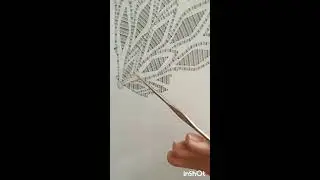 3 часть.Салфетка крючком "Изумрудное кружево"