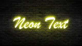 How to make a Neon Text Effect in Coreldraw | Glow text effect