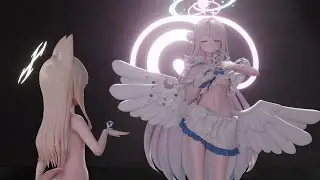 【Blue Archive MMD】聖園ミカ「しかのこのこのここしたんたん」