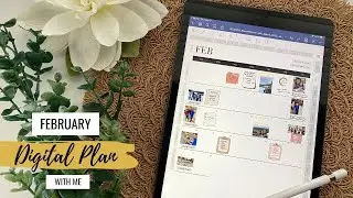 February 2022 Digital Plan With Me