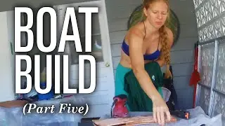 Emily Builds a Sailboat - RUDDER, SKIDS, & SKEG - CLC Eastport Nesting Pram (Ep 5)