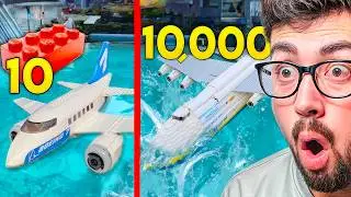 ACCIDENTES DE AVIONES REALES EN LEGO 😱 !!