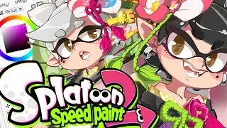 Splatoon 2 Squid Sisters Speed paint