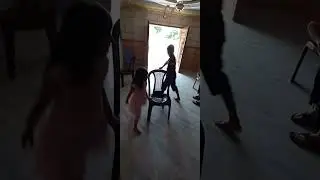 Playing chair game 😆