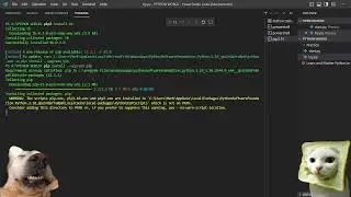 HOW TO INSTALL TKINTER MODULE USING MICROSOFT VS CODE IN TERMINAL | PYTHON TUTORIAL  003