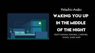 GF ASMR || Waking You Up In The Middle Of The Night || (Kisses, ramble, L-bombs, sleep aid) || F4F