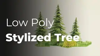 How to create a stylized pine tree in blender 2.8