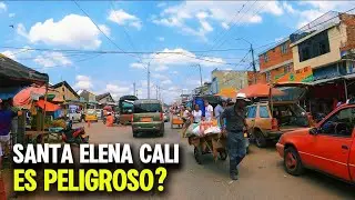Entramos al Barrio Santa Elena en Cali 🇨🇴, No es Lo Que Esperaba..