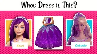 Can you  Guess Your Favorite Barbie Character by Her Dress