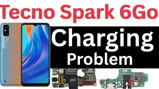 tecno spark 6 go charging jumper /tecno ke5 charging problem