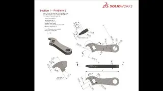 Solidworks CSWA Exam Practice | PART MODELLING | Section I - 5