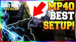 EVERY PLAYER on WW2 NEEDS THIS SETUP... (COD WW2 MP40 BEST CLASS SETUP!!)