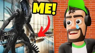 I Became a XENOMORPH Alien & Chased My Friends in a Airport in Gmod! (Garry's Mod)