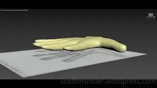Ponikarovsky: 3DS MAX Practice Polygon Modeling Hand Model Video #16 (05-02-2026)