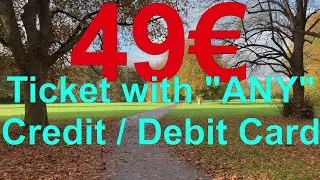 Get 49€ Deutschland Ticket using any Indian Credit or Debit card | 49€ ticket with Visa / Mastercard