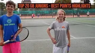 Top 20 GB Juniors - Best Points Highlights | British Tennis