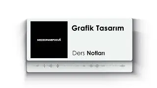 1 SAAT GRAFİK TASARIM DERSİ ÇALIŞ