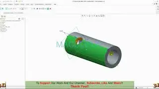PTC CREO Modeling Part 1-74 VALVE ROCKING SHAFT BUSH