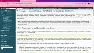 Polar Coordinates   HackerRank problem using cmath module of python
