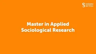 Master in Applied Sociological Research