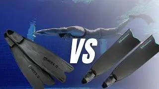 Hard Choice: PLASTIC Mares VS CARBON Molchanovs Freediving Fins