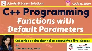 Defining Functions with Default Parameters  | 
