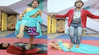 belly trampling challenge husband vs wife 😱 husband wife belly trampling challenge 😎 belly trampling