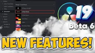 Stinger Transtions DaVinci Resolve 19 NEW FEATURE!!! (Beta 6)