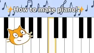 How to make a piano on scratch! #scratch #coding #fun #piano