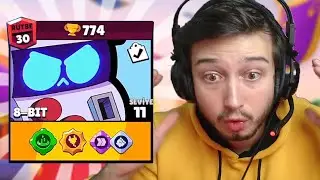 ÇOK HIZLI! 11 SEVİYE 8-BİT ve 3 SEVİYE HIZ EŞYASI !!! - Brawl Stars