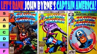 LET'S RANK John Byrne's CAPTAIN AMERICA. Best & Worst Covers. Ranking comic books Top Comics