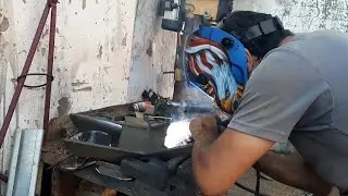 Balança Elevatória da carreta quebra o miolo de novo mãos a obra